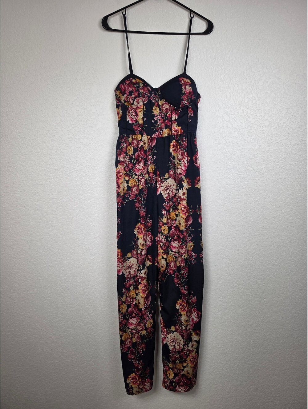 Anthropologie Band of Gypsies Floral Jumpsuit